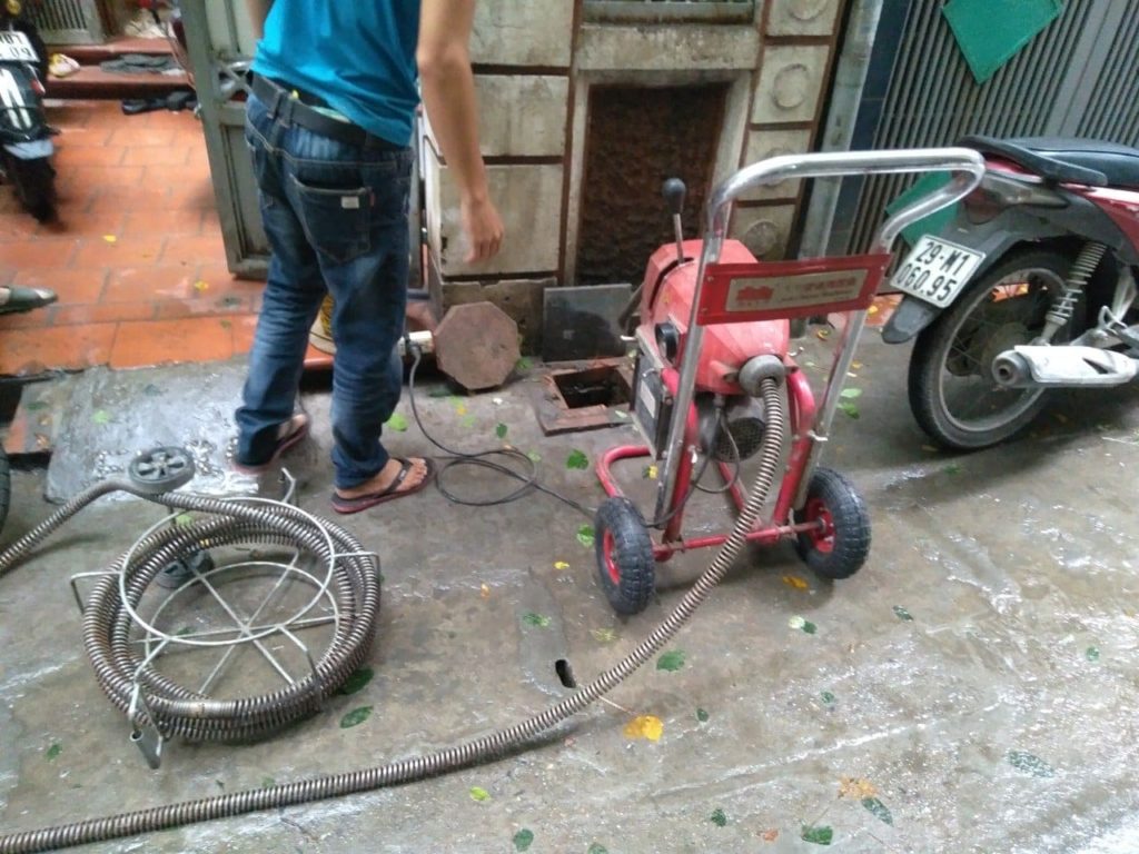 Dịch vụ thông nghẹt cống của chúng tôi tại Dĩ An Bình Dương