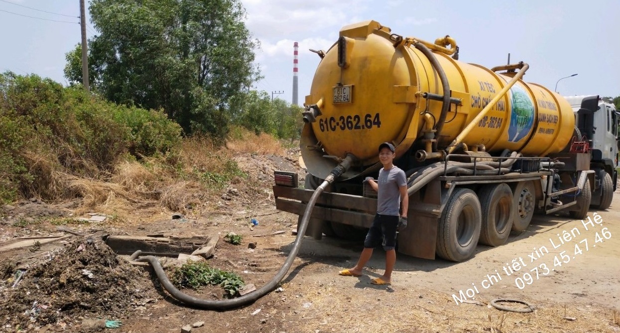 Đơn vị hút hầm cầu đúng khối tại Thuận An Bình Dương uy tín