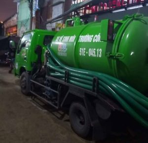 Hút hầm cầu đúng khối tại Bình Dương