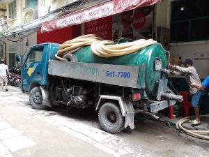 hút hầm cầu đúng khối tại Bến Cát